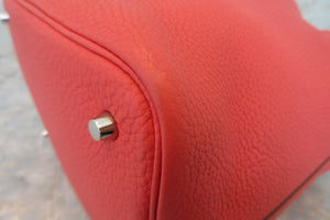 HERMES／エルメス ピコタンロックＭＭ トリヨンクレマンス ブーゲンビリア □N刻印 ハンドバッグ 700040216