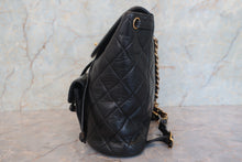 画像をギャラリービューアに読み込む, CHANEL/シャネル マトラッセチェーンリュック ラムスキン ブラック/ゴールド金具 リュック 800010143
