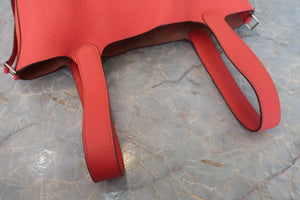 HERMES／エルメス ピコタンロックＭＭ トリヨンクレマンス ローズジャイプール □R刻印 ハンドバッグ 700080181