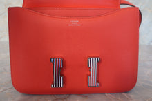 Load image into Gallery viewer, HERMES CONSTANCE3 MINI Optique Evercolor leather Capucine C Engraving Shoulder bag 700120098
