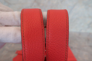 HERMES／エルメス ピコタンロックＭＭ トリヨンクレマンス ローズジャイプール □R刻印 ハンドバッグ 700080181