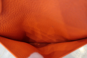 HERMES／エルメス リンディ34 トリヨンクレマンス オレンジポピー T刻印 ショルダーバッグ 700090196