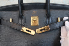画像をギャラリービューアに読み込む, HERMES／エルメス バーキン30 アルデンヌ ブラック □B刻印 ハンドバッグ 800060147
