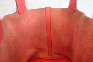 HERMES／エルメス ピコタンロックＭＭ トリヨンクレマンス ローズジャイプール □R刻印 ハンドバッグ 700080181