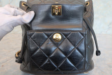 画像をギャラリービューアに読み込む, CHANEL/シャネル マトラッセチェーンリュック ラムスキン ブラック/ゴールド金具 リュック 800010143
