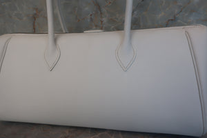 HERMES Paris Bombay 35 Epsom leather White □K刻印 Hand bag 600080133