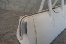 将图片加载到图库查看器，HERMES Paris Bombay 35 Epsom leather White □K刻印 Hand bag 600080133
