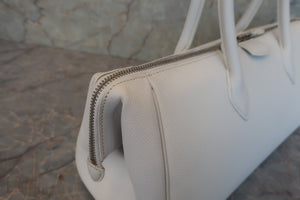 HERMES Paris Bombay 35 Epsom leather White □K刻印 Hand bag 600080133