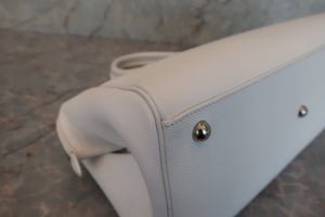 HERMES Paris Bombay 35 Epsom leather White □K刻印 Hand bag 600080133