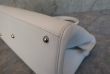 将图片加载到图库查看器，HERMES Paris Bombay 35 Epsom leather White □K刻印 Hand bag 600080133
