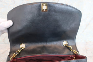 CHANEL Diana matelasse chain shoulder bag Lambskin Black/Gold hadware Shoulder bag 600060032
