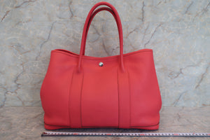 HERMES  GARDEN PARTY PM Negonda leather Bougainvillier □N刻印 Tote bag 600120191