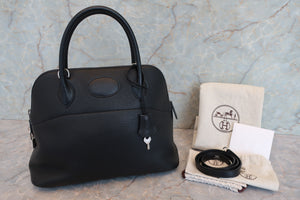 HERMES／エルメス ボリード31 トリヨンクレマンス ブラック □Q刻印 ショルダーバッグ 700090201