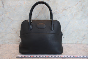 HERMES／エルメス ボリード31 トリヨンクレマンス ブラック □Q刻印 ショルダーバッグ 700090201