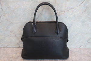 HERMES／エルメス ボリード31 トリヨンクレマンス ブラック □Q刻印 ショルダーバッグ 700090201