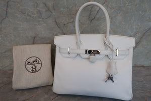 HERMES BIRKIN 30 Epsom leather White □H刻印 Hand bag 600080158