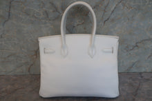 将图片加载到图库查看器，HERMES BIRKIN 30 Epsom leather White □H刻印 Hand bag 600080158
