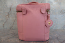 Load image into Gallery viewer, CHANEL CC mark vanity Caviar skin Pink/Gold hadware Vanity 600040120
