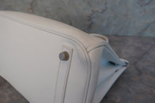 将图片加载到图库查看器，HERMES BIRKIN 30 Epsom leather White □H刻印 Hand bag 600080158
