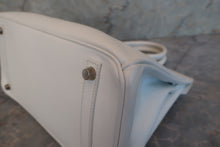 将图片加载到图库查看器，HERMES BIRKIN 30 Epsom leather White □H刻印 Hand bag 600080158
