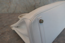 将图片加载到图库查看器，HERMES BIRKIN 30 Epsom leather White □H刻印 Hand bag 600080158
