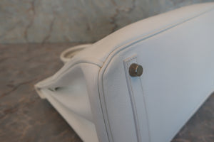 HERMES BIRKIN 30 Epsom leather White □H刻印 Hand bag 600080158