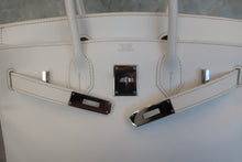 将图片加载到图库查看器，HERMES BIRKIN 30 Epsom leather White □H刻印 Hand bag 600080158
