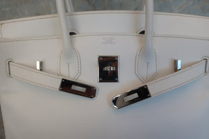 HERMES BIRKIN 30 Epsom leather White □H刻印 Hand bag 600080158