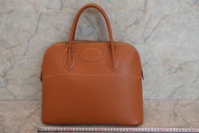 将图片加载到图库查看器，HERMES BOLIDE 35 Graine Couchevel leather Gold □C刻印 Shoulder bag 600120245
