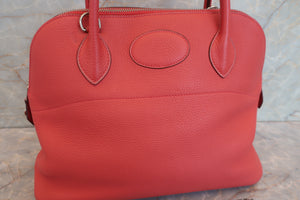 HERMES／エルメス ボリード31 トリヨンクレマンス ブーゲンビリア □N刻印 ショルダーバッグ 700090241