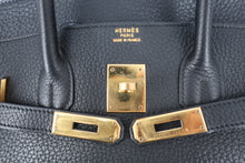 画像をギャラリービューアに読み込む, HERMES／エルメス バーキン35 トゴ ブラック ○Z刻印 ハンドバッグ 800100024
