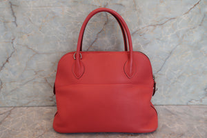 HERMES／エルメス ボリード31 トリヨンクレマンス ブーゲンビリア □N刻印 ショルダーバッグ 700090241