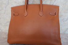 Load image into Gallery viewer, HERMES BIRKIN 35 Graine Couchevel leather Gold 〇Z Engraving Hand bag 600080174
