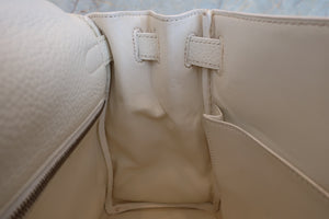 HERMES／エルメス ケリー28 トリヨンクレマンス ホワイト □I刻印 ショルダーバッグ 700080133