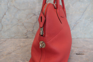 HERMES／エルメス ボリード31 トリヨンクレマンス ブーゲンビリア □N刻印 ショルダーバッグ 700090241