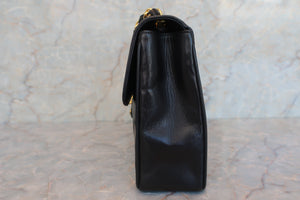 CHANEL Mademoiselle Single flap chain shoulder bag Lambskin Black/Gold hadware Shoulder bag 600040189