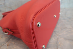 HERMES／エルメス ボリード31 トリヨンクレマンス ブーゲンビリア □N刻印 ショルダーバッグ 700090241