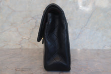 Load image into Gallery viewer, CHANEL Matelasse double flap double chain shoulder bag LambskinBlack/Gold hadware Shoulder bag 700120091
