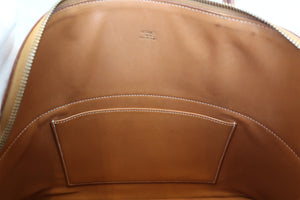 HERMES BOLIDE 35 Graine Couchevel leather Gold □C刻印 Shoulder bag 600120245