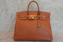 画像をギャラリービューアに読み込む, HERMES／エルメス バーキン40 クシュベル ゴールド □B刻印 ハンドバッグ 800010061
