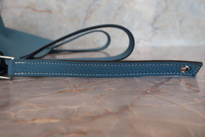 HERMES／エルメス ピコタンロックＭＭ トリヨンクレマンス ブルージーン W刻印 ハンドバッグ 700080176