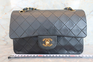 CHANEL/シャネル マトラッセＷフラップチェーンショルダーバッグ ラムスキン ブラック/ゴールド金具 ショルダーバッグ 700070133