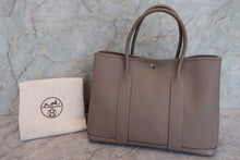 画像をギャラリービューアに読み込む, HERMES／エルメス ガーデンパーティPM カントリー グリスアスファルト C刻印 トートバッグ 700090230
