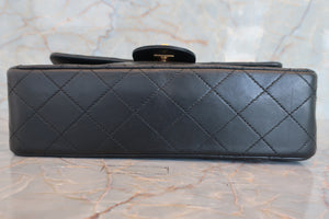 CHANEL/シャネル マトラッセＷフラップチェーンショルダーバッグ ラムスキン ブラック/ゴールド金具 ショルダーバッグ 700070133