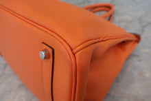 画像をギャラリービューアに読み込む, HERMES／エルメス バーキン35 ヴォースイフト オレンジ □L刻印 ハンドバッグ 800040181
