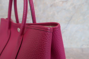 HERMES／エルメス ガーデンパーティＴＰＭ カントリー ローズパープル C刻印 トートバッグ 700080118