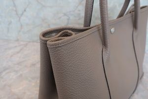 HERMES／エルメス ガーデンパーティPM カントリー グリスアスファルト C刻印 トートバッグ 700090230