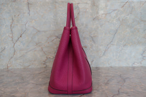 HERMES／エルメス ガーデンパーティＴＰＭ カントリー ローズパープル C刻印 トートバッグ 700080118