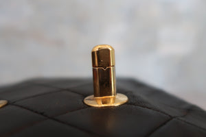 CHANEL/シャネル マトラッセＷフラップチェーンショルダーバッグ ラムスキン ブラック/ゴールド金具 ショルダーバッグ 700070133