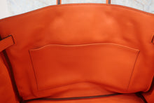 画像をギャラリービューアに読み込む, HERMES／エルメス バーキン35 ヴォースイフト オレンジ □L刻印 ハンドバッグ 800040181
